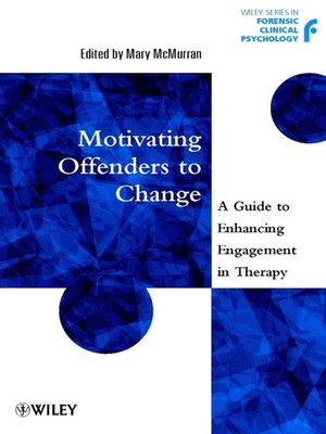 cover image of Motivating Offenders to Change
